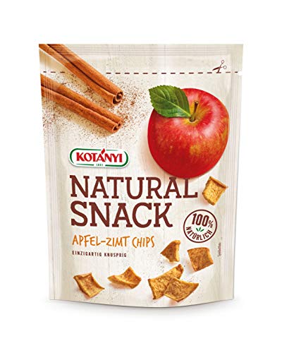 Kotanyi Apfel-Zimt Chips | getrocknete Apfelstücke mit Zimt, 100% natürlich, 9er Pack (9 x 40 g)