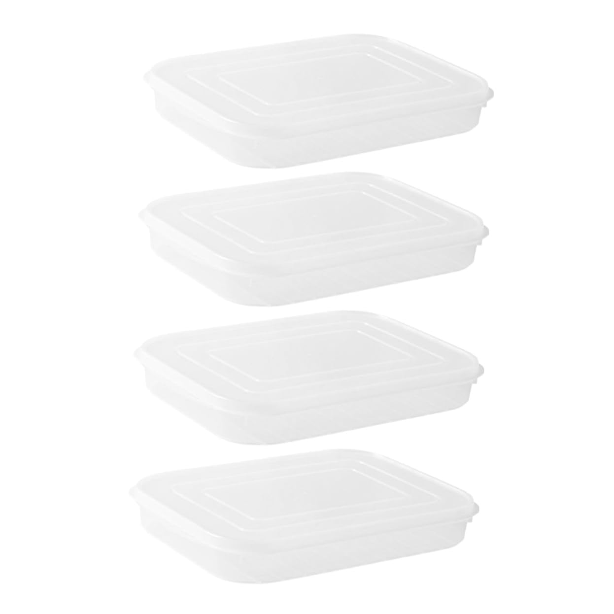 DECHOUS 8 Pz Più Croccante Contenitore Per La Carne Del Pranzo Supporto Per La Pancetta Porta Formaggi Organizzatore Del Custode Di Pancetta Scatole Frigorifere Plastica