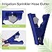 UFURMATE Drip Irrigation Tubing Hole Punch Cutter Tool Set, 1Pcs 2-in-1 Combination Drip Punch Tool and 1Pcs Irrigation Sprinkler Hose Cutter with Goof Plugs, Connectors and Fixing Ties