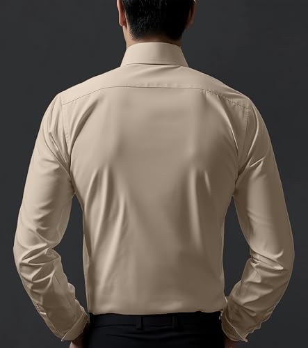 Image of CVC Mens Satin Regular Fit Formal Shirt.