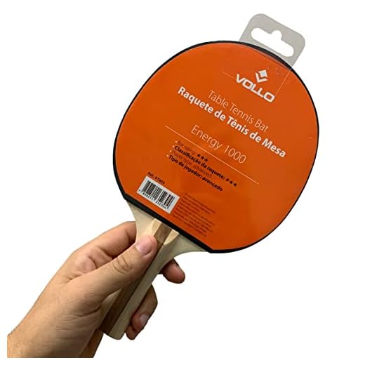 Raquete Ping Pong Tênis De Mesa Energy 1000 VT603 Vollo Sports Original