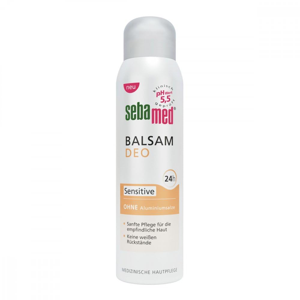 Sebamed Sensitive Alüminyum içermeyen Aeresol Deodorant Sprey 150 ml 1 Paket(1 x 150 ml)