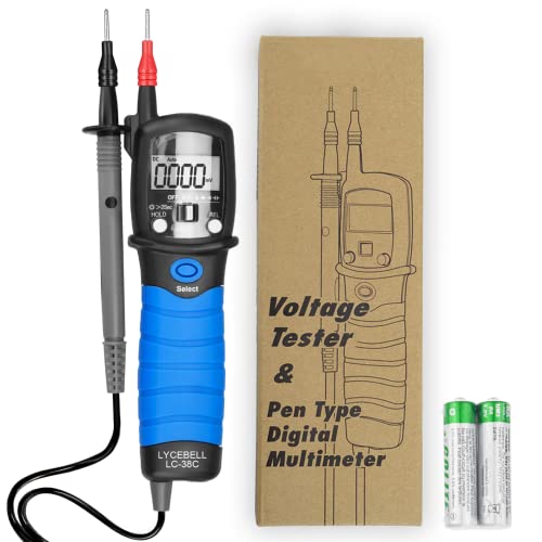 Image of Pen Type Multimeter 6000 Counts, Digital 600V High Voltage Meter Tester, Pocket Small Pen Multimeter with AC /DC 60M Ohm Resistance Meter Resistance Continuity Diode Electrical Circuit Tester