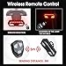 Nuhikap Bicycle Wireless Remote Control Turn Signal Smart Bicycle LED Tail Light