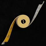 Schneidermaßband, 1 Stück, 2 in 1 Maßband mit CM und Zoll Skalierung, universal Massband mit 150 cm Gesamtlänge, Ausmessung von Kleidung, Körper-Fett, Rollmaßband, Messband, aus Glasfieber Kunststoff