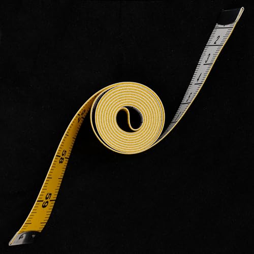 Schneidermaßband, 1 Stück, 2 in 1 Maßband mit CM und Zoll Skalierung, universal Massband mit 150 cm Gesamtlänge, Ausmessung von Kleidung, Körper-Fett, Rollmaßband, Messband, aus Glasfieber Kunststoff
