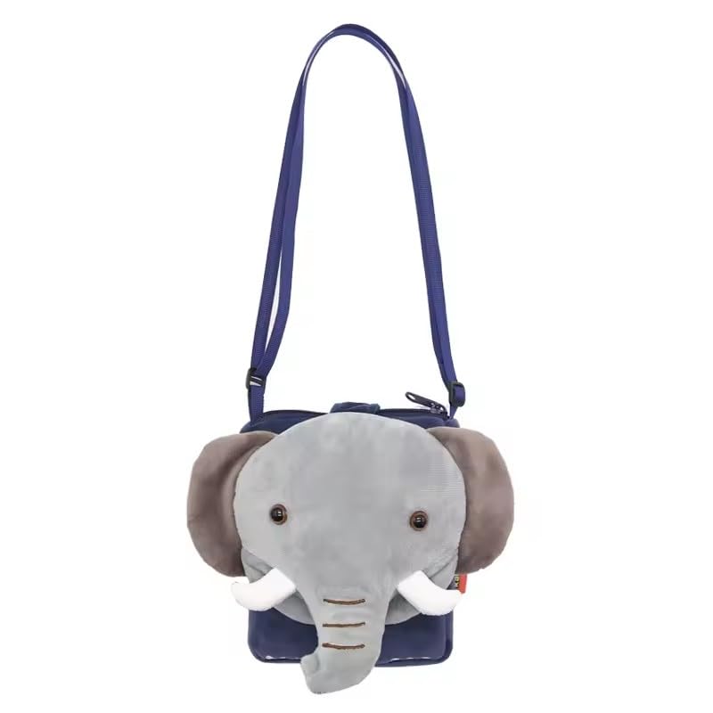 Mochila Infantil, Mochila Para Meninos E Meninas Fofos Animais De Pelúcia Pequena Mochila Para Creche Para Crianças Bolsa Transversal Para (Abelha) (Elefante)