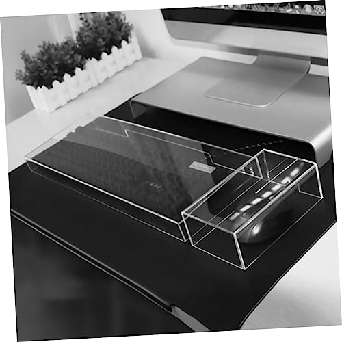 Protector antipolvo para ratón en acrílico transparente, pack de 2 fundas protectoras duraderas 7