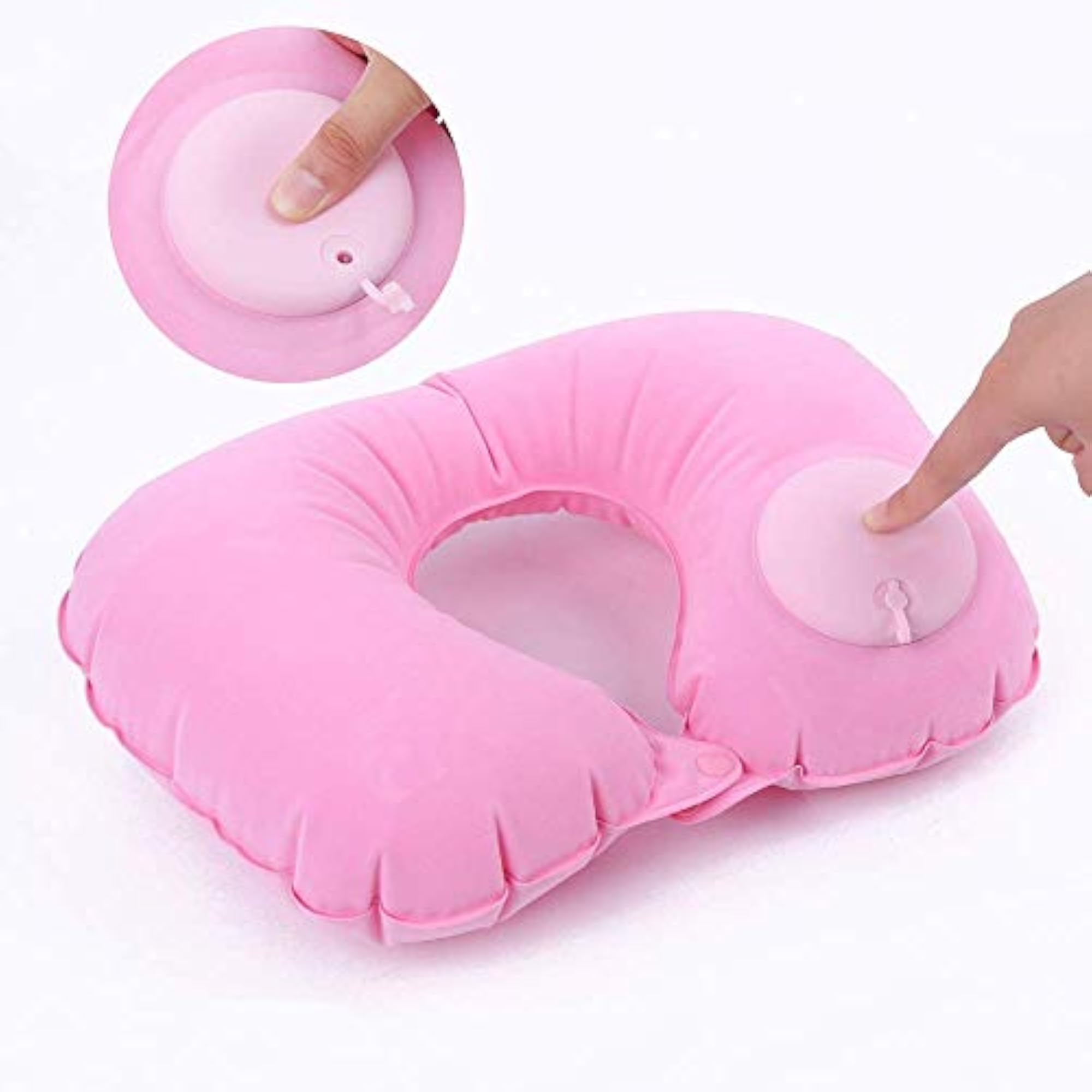 Automatic Air Inflatable U-Shape Travel Pillow