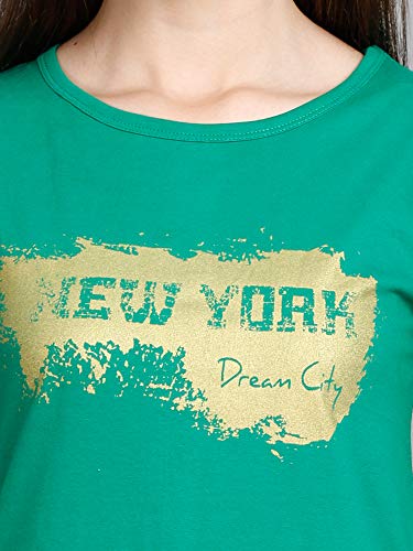 Image of FLEXIMAA Women's Half Sleeve T-Shirt - P
