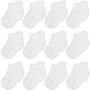 CozyWay Baby Non-Slip Baby Socks Toddler Socks With Grippers, Ankle Style