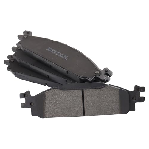 TRQ Front Semi Metallic Brake Pad Set Compatible with 09-12 Ford Flex 13-19 Flex with Standard Duty Brakes 10-19 Taurus SE 11-12 Explorer 13-14 Explorer with Standard Duty Brakes by TRQ - Image 7