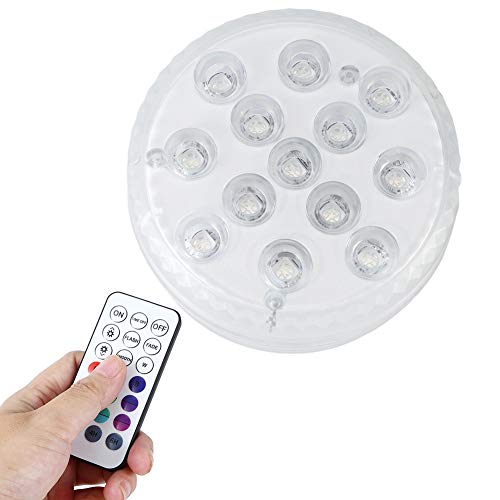Preisvergleich Produktbild Huakii Verschiedene Funktionen Unterwasserlicht 13LED Chip Wasserdichtes LED-Licht, Hausbeleuchtung, für die Gartenarbeit Hot Springs Baths Canopies