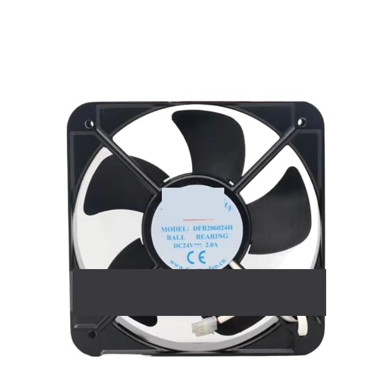 Ventilador de refrigeración para Servidor 2 Cables COOLFAN DFB206024H, 24 V CC,0 A, 200 x 60 mm