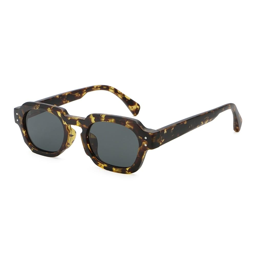 czarne kwadratowe okulary przeciwsłoneczne retro damskie octanowe brązowe szare męskie okulary przeciwsłoneczne uv400 unisex akcesoria męskie