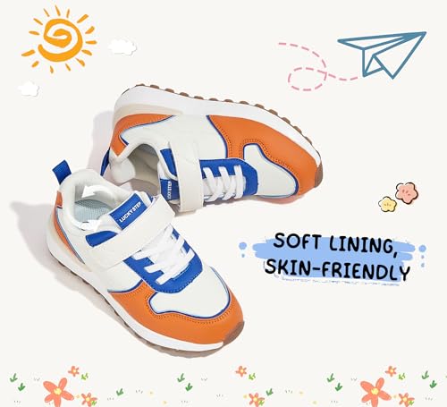 LUCKY STEP Kids Sneakers for Girls Boys Running Non-Slip Tennis Casual Walking Shoes Hook and Loop Unisex-Child Storybook Shoes for Big Kids, Little Kids & Toddlers2