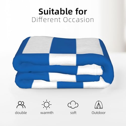 Couverture drapeau grec, une idée de cadeau de Pâques et patriotique unique