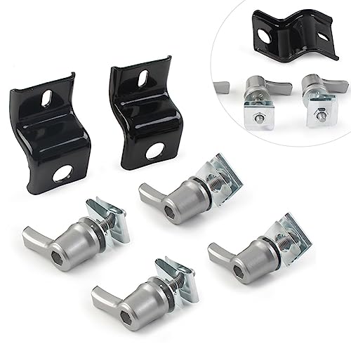 Tornillo de montaje para cierre de alforjas cromado RBanna1, tornillo disuasorio para alforjas de motocicleta para Harley Touring Models 2009-2013 miniatura 3