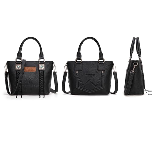 Bolso Tote para Mujer con Asa y Flecos miniatura 6