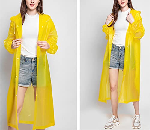 PEVA Women Man Raincoat Thickened Waterproof Rain Poncho Coat Adult Transparent Camping Hoodie Rainwear Suit2