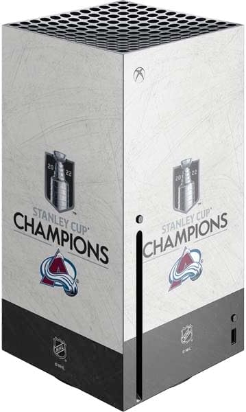Skinit Decal Gaming Skin Compatible with Xbox Series X Console - Officially Licensed NHL 2022 Stanley Cup Champions Avalanche Design