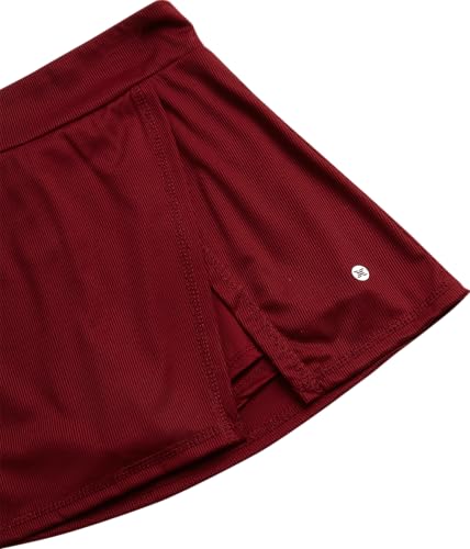 Image of RBX Girls Athletic Skort Set - 2 Piece Workout Outfit with Performance Graphic Tee & Athletic Skort for Girls