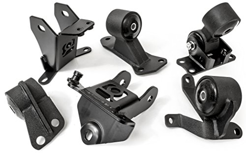 Innovative Mounts 90850-75A Black Bushings (06-11 Civic K-Series Steel Mounts 75A)