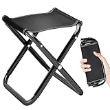 Healife Falthocker, klappbarer hocker Outdoor, Campinghocker klappbar für Garten, Strand und Reisen - Leicht & kompakt mit aufbewahrungsbeutel - Campingstuhl, Klapphocker Camping