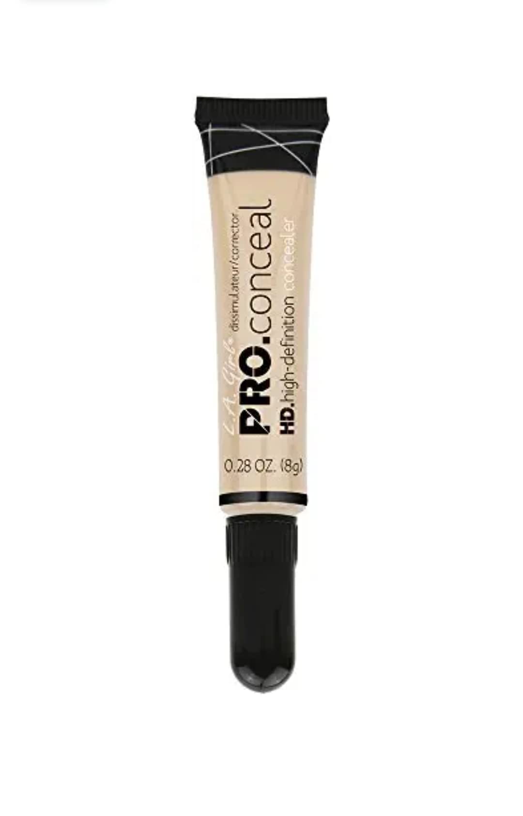 LA Girl Pro High Definition Concealer 1, GC 970 Light Ivory, 16 Ounce.