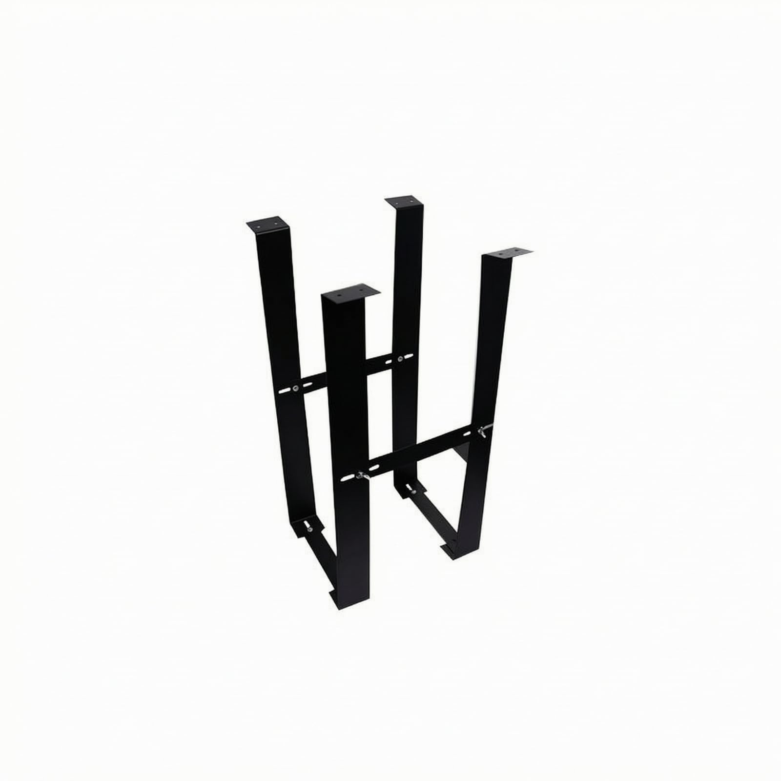 Porta PC sotto Scrivania in Metallo , style to 4 , Nero - Spessore 1,8 Mm
