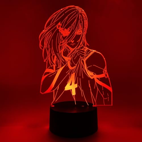 Veilleuse Blue Lock Hyoma Chigiri lampe LED RVB Otaku Lamps
