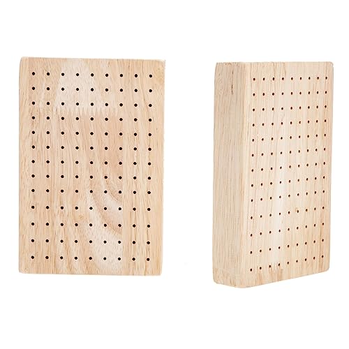 Operitacx Clay Figure Wooden Plug Board Multifunctional Pottery Holder for Display Stand