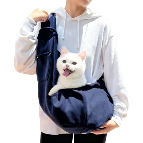 Transportín Para Mascotas,Bolsa de Hombro Transpirable Mascotas | Bolso Transportador para Gatos Pequeños - Para Gatitos Y Cachorros De Tamaño Pequeño Y Mediano En Viajes Al Aire Libre, Caminatas Y Co