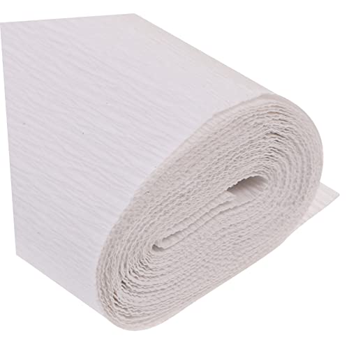 KONTONTY Crepe Paper Decor 1 Roll Italian Stretch Paper Wedding Decor Flower DIY Craft Supplies