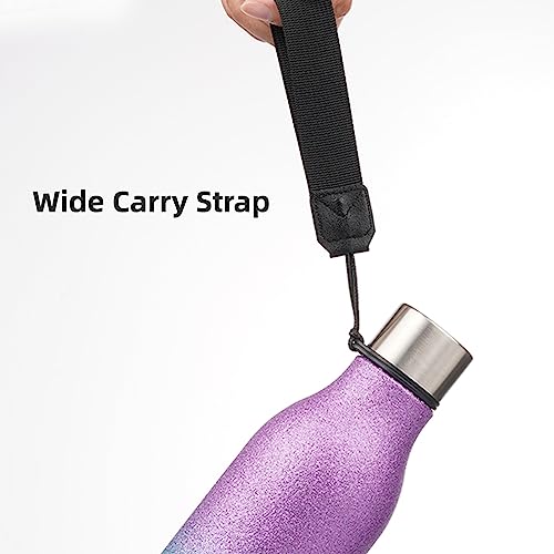 Image of Konokyo 18 oz Insulated Stainless Steel Metal Water Bottle with Strap