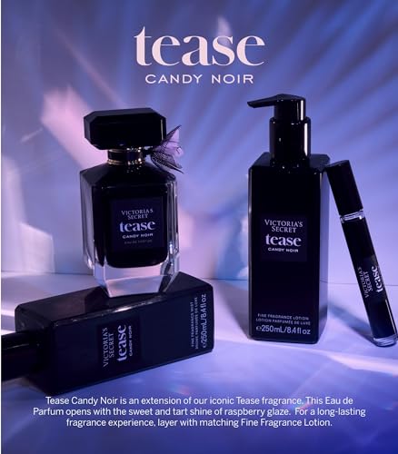 Victoria'S Secret 11170638 Tease Candy Noir Fragrance Mist, Notes Of Raspberry Glaze, Night-Blooming Iris & Warm Tonka, Body Spray thumb #2