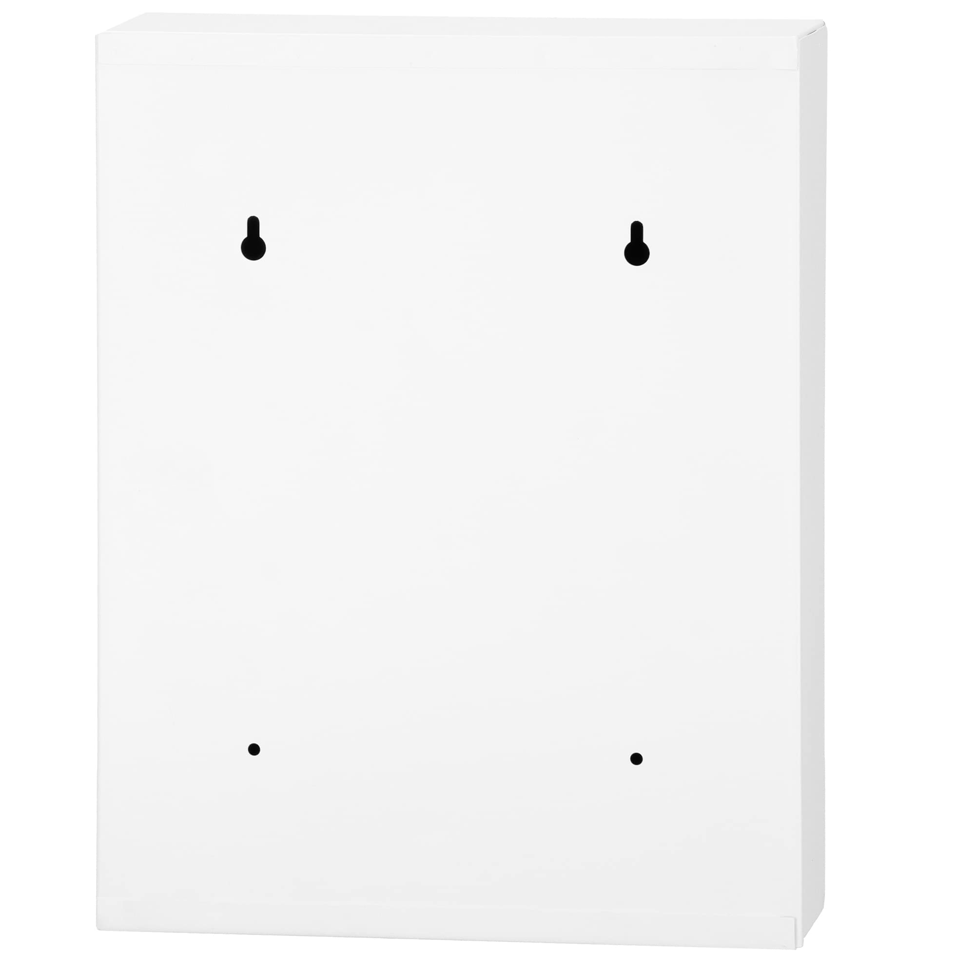 SPRINGOS Skrzynka na klucze szafka na klucze 27 x 35 x 8 cm, zamykana, w zestawie breloczek do kluczy, pudełko na 42 klucze