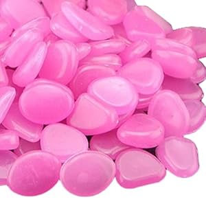 Csafyrt 200 Stück Leuchtende Harz Kieselsteine