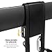 Mimoke Garage Wall Organizer with Steel Rails and Aluminum Hooks Heavy Duty 300 lbs Capacity for Garden Tools Storage