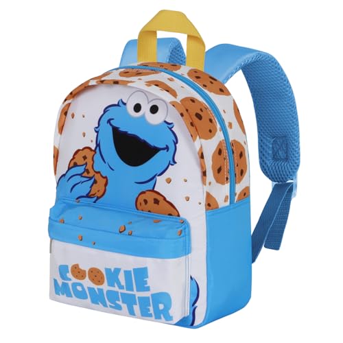 Karactermania Sesamstraße Krümelmonster Cookie-Joy Kindergartenrucksack Weiß 22 x 27 cm Kapazität 5 L
