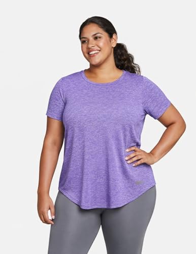 Image of 5 Pack Women's Quick Dry Short Sleeve T Shirts, Athletic Workout Tee Tops for Gym Yoga Running