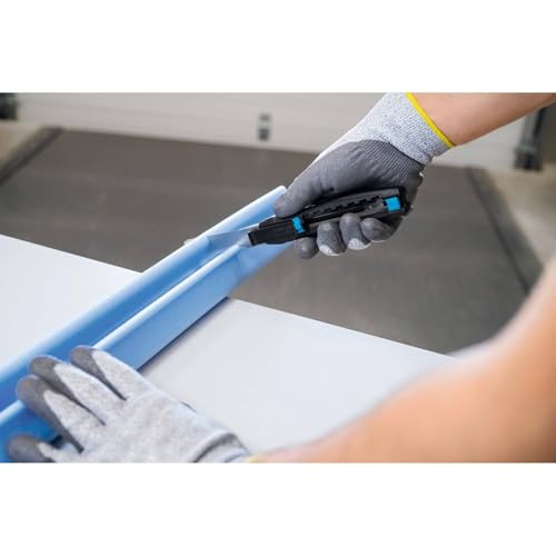 MARTOR Sicherheitsmesser Mit optionaler Klingenarretierung in 7 Stufen, SECUBASE 383, Profi Cuttermesser, Styroporklinge 379, Wellenschliff, Rechts- & Linkshänder, Handwerk