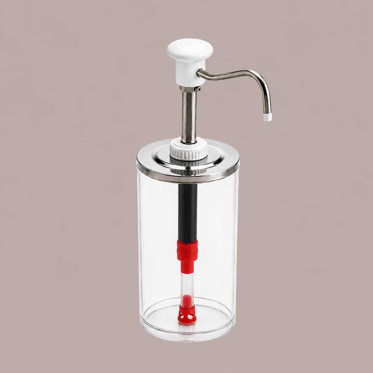 Lucgel Distributore Dosatore Dispenser per Salse Creme Spalmabili Marmellate Finiture Bianche 1650 ml