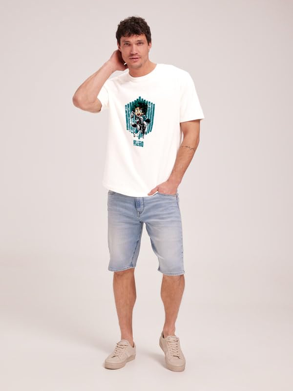 Image of JUARI BE A GENTLEMAN Men's Printed Cotton T-Shirt - Round Neck, Regular Fit, Soft & Comfortable - Trendy Casual Half Sleeve T-Shirt for Everyday Wear - Stylish & Breathable Fabric for All-Day Comfort