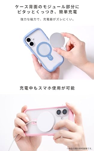 【Amazon.co.jp 限定】iFace Reflection MagSynq iPhone 16 ケース MagSafe 対応 クリア 強化ガラス (グレー)【エコPKG】【アイフェイス アイフォン16 用 スマホケース iphone16 カバー マグセーフ 耐衝撃 透明 ストラップホール】