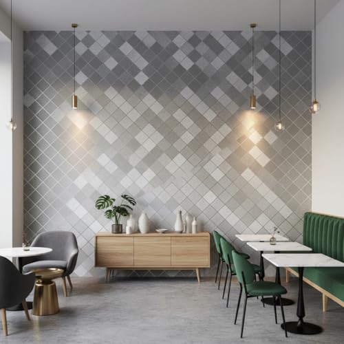 Image of VKR Self Adhesive Waterproof Marble Vinyl Wallpaper | Peel & Stick Furniture Sticker for Kitchen Slabs, Wardrobes, Tables, Shelves & Office Cabinets (Silver Line, Pack of 1)