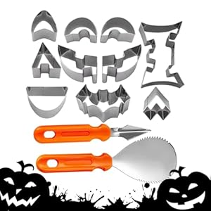 Generic SQW1L8WFT60QA29211T Halloween Ausstechformen Set, 12-teilig