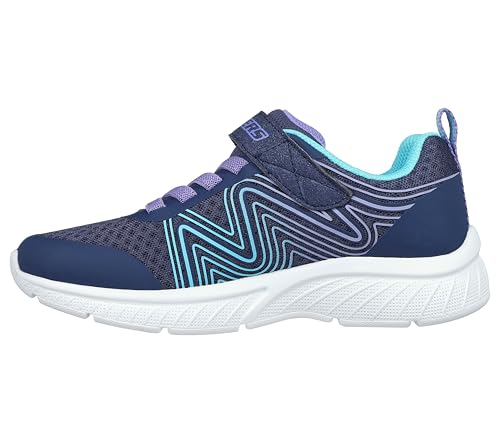 Image of Skechers Girls' Microspec Swirl Sweet | Casual, Lightweight, Machine Washable, Cushioned Insole