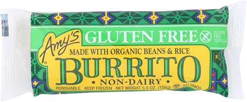 Amy's Frozen Meals, Beans & Rice Burrito, Vegan & Gluten Free, 5.5 oz