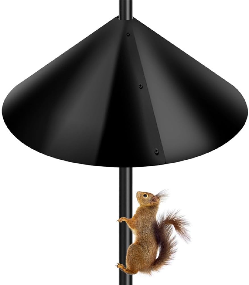 19 Inch Bird Feeder Pole Mount Squirrel Stopper Squirrel Baffle